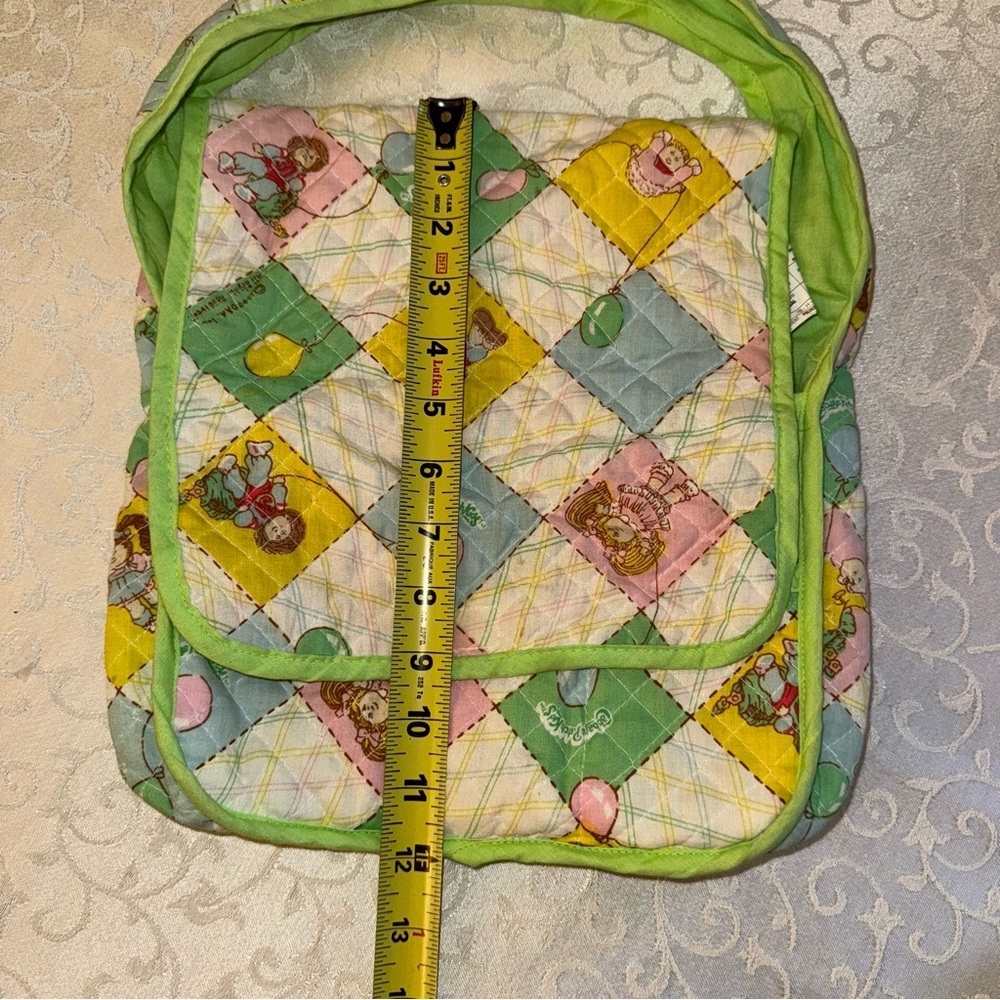 Vintage 1983 Cabbage Patch Kids Diaper Bag Sippy Cup Fork And Spoon - Picture 12 of 15